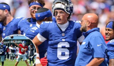 Giants' Jaxson Dart set for preseason encore with home debut