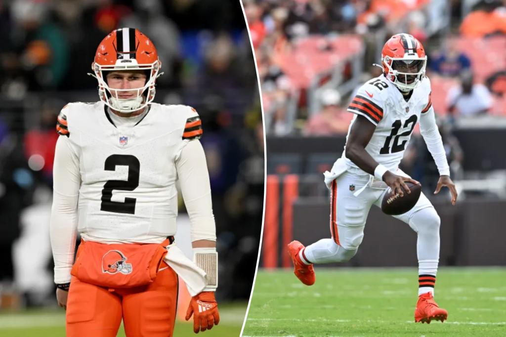 Browns sign another QB to provide Shedeur Sanders insurance