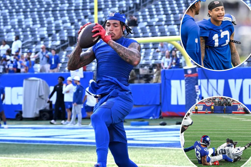 Jalin Hyatt's last Giants chance could be preseason finale