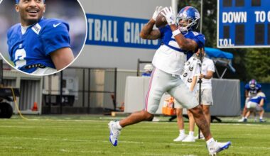 Juice Wells Jr. has sights set on making Giants dream happen