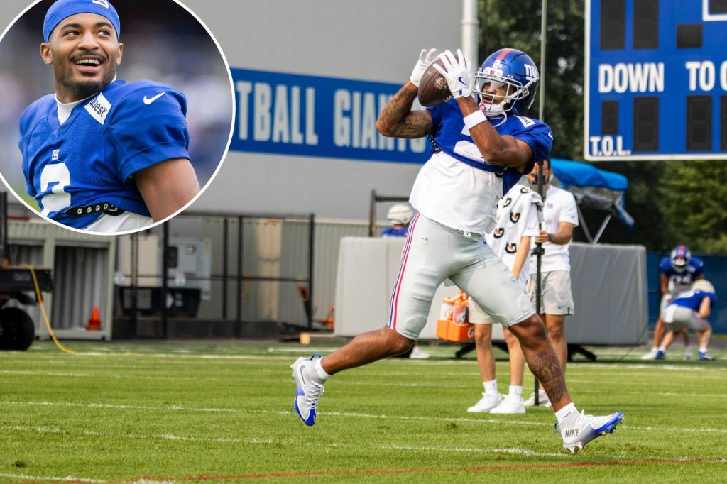 Juice Wells Jr. has sights set on making Giants dream happen