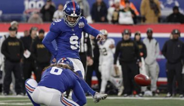 Saints block field goal to seal loss for Giants