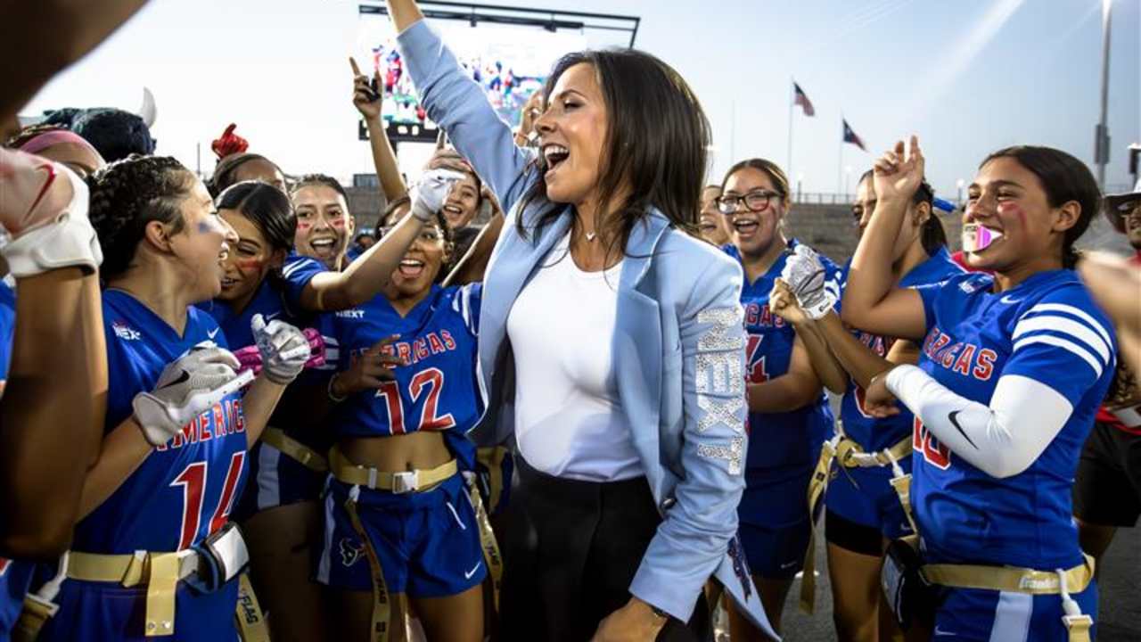 Hannah McNair talks Houston Texans Foundation, Girls Flag Football