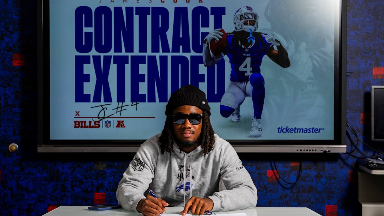 Two-time Pro Bowl RB James Cook signs four-year contract extension with Buffalo Bills