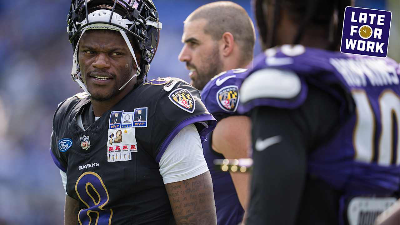 Lamar Jackson Reacts to Media Concerns About His Foot Injury