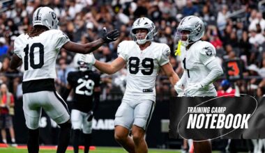 Who impressed in Raiders' mock game?