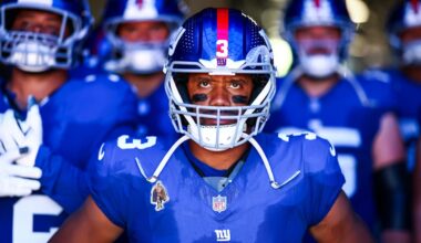 Giants release unofficial depth chart for Preseason Week 2 vs. Jets