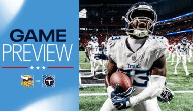 Titans Host Vikings In Nationally Televised Preseason Finale