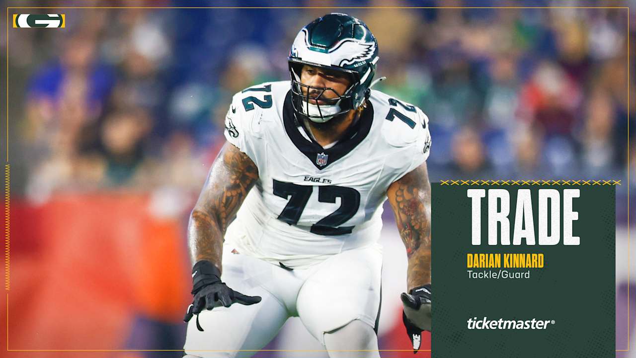 Packers acquire T/G Darian Kinnard in trade with Eagles