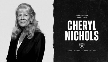 Raiders mourn the passing of Cheryl Nichols