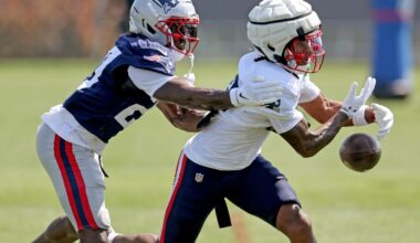 Patriots rookie noticing growing chemistry with Drake Maye