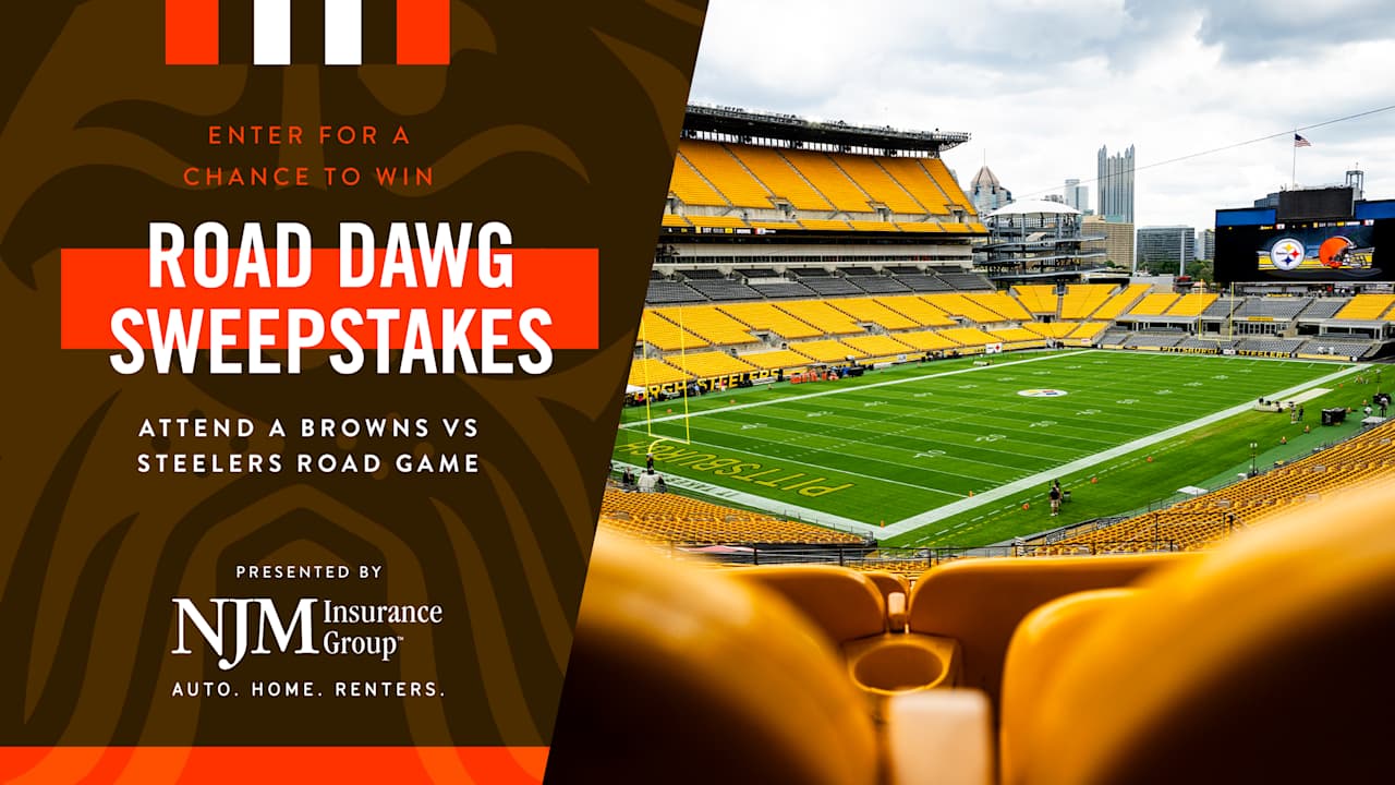 Enter for chance to attend Browns vs. Steelers on Oct. 12