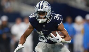 Cowboys' free agency options at RB in preseason