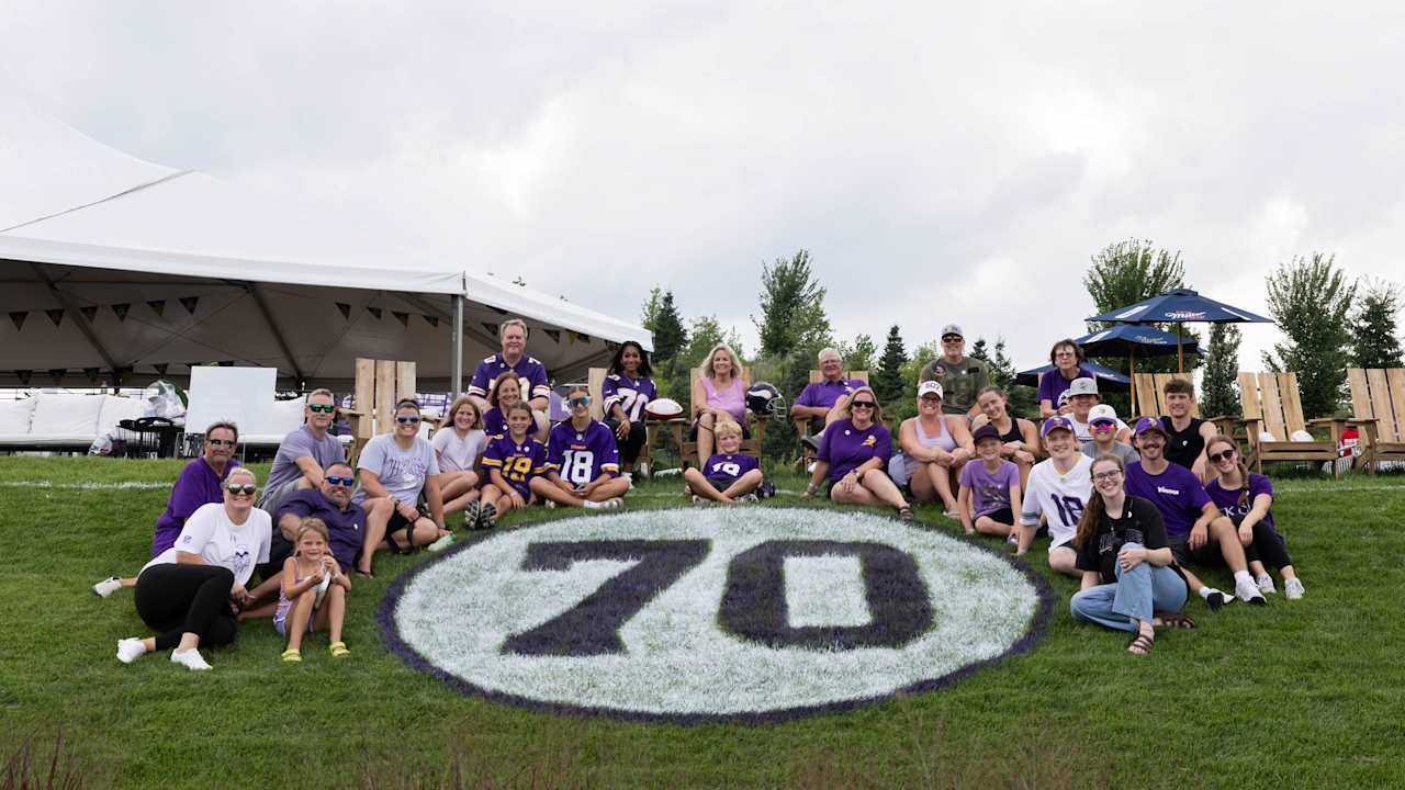 Vikings Celebrate Jim Marshall Day at Training Camp