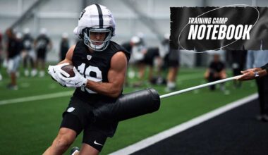 Training Camp Notebook 8/13: Jack Bech turns heads - Raiders.com