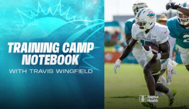 2025 Miami Dolphins Training Camp Notebook