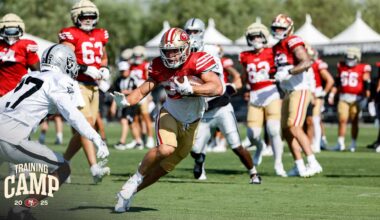 Big Plays, High Heat in Joint Practice vs. Raiders