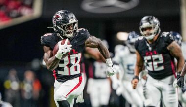 Nathan Carter providing spark for Falcons' ground game in preseason