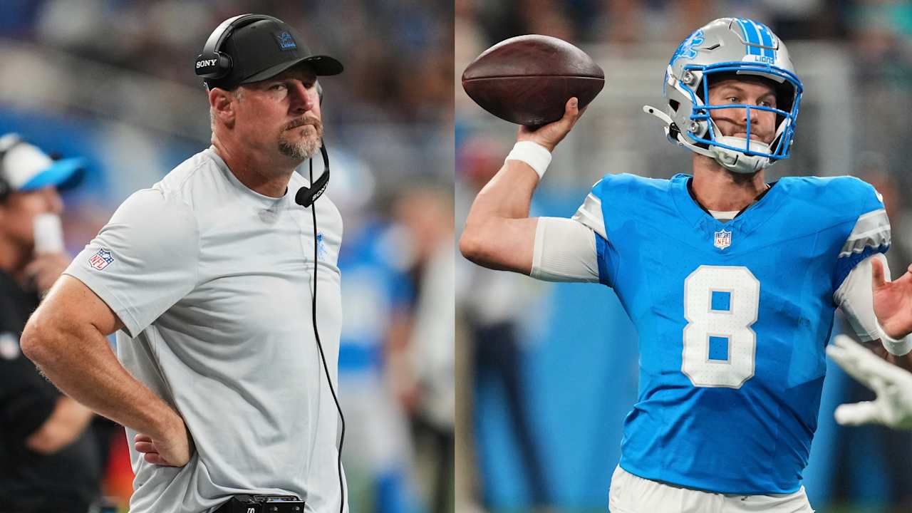 Lions' Dan Campbell says Kyle Allen is leading QB2 battle over Hendon Hooker: 'He's proven more'