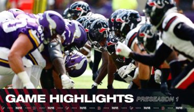 All the best highlights from the Texans preseason opener at Minnesota - Houston Texans