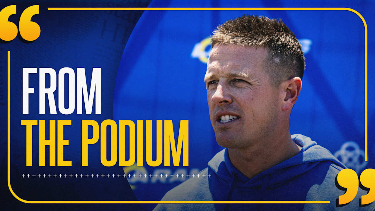 Rams offensive coordinator Mike LaFleur and defensive coordinator Chris Shula discuss positional depth, running back and inside linebacker roles