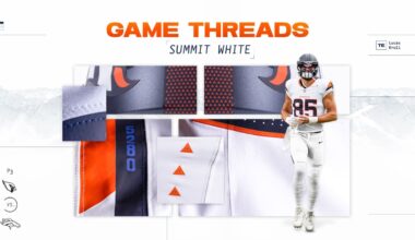 Broncos to wear Summit White jerseys and pants vs. Cardinals