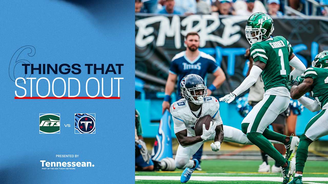 Six Things That Stood Out for the Titans in Sunday's Loss to the Jets