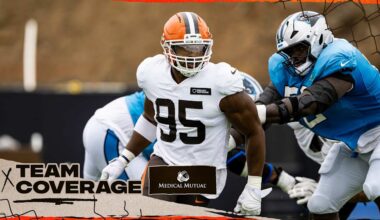 Browns build towards positive culture for 2025 season in joint practice with Panthers