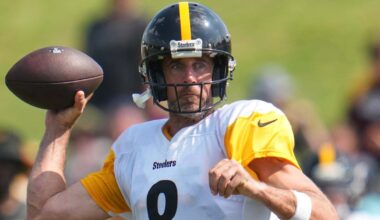 Which teams are rising/falling with training camps underway?