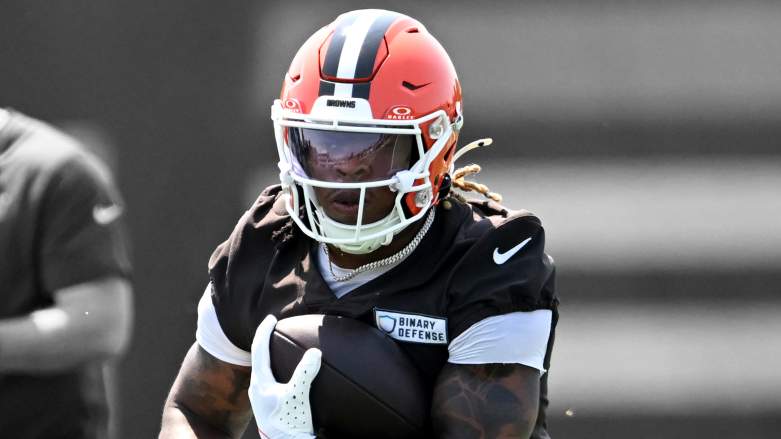 Browns rookie Quinshon Judkins did not show up for training camp.