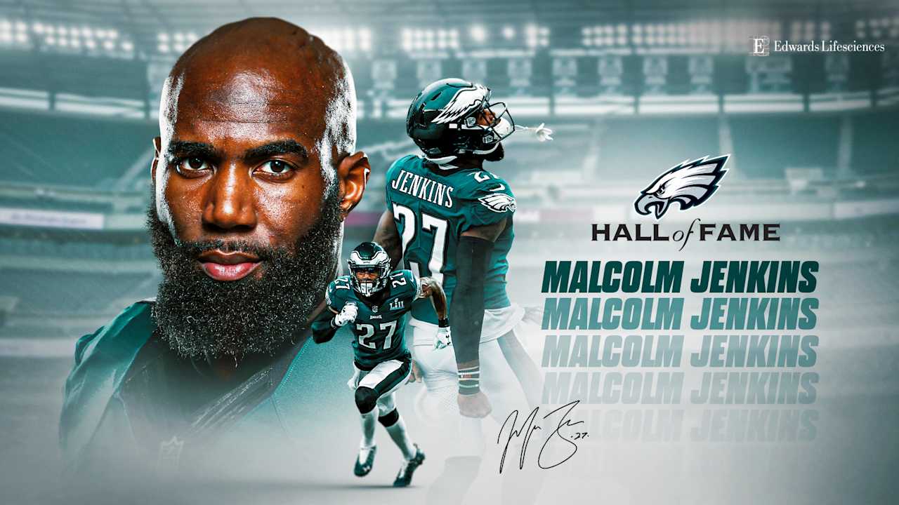 Malcolm Jenkins will be inducted into the Eagles Hall of Fame
