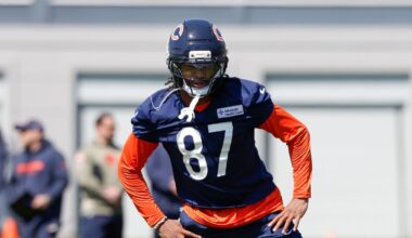 Bears rookie WR Luther Burden making progress