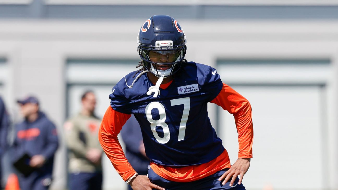 Bears rookie WR Luther Burden making progress