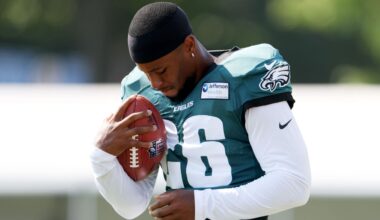 Eagles RB Saquon Barkley, the receiver?