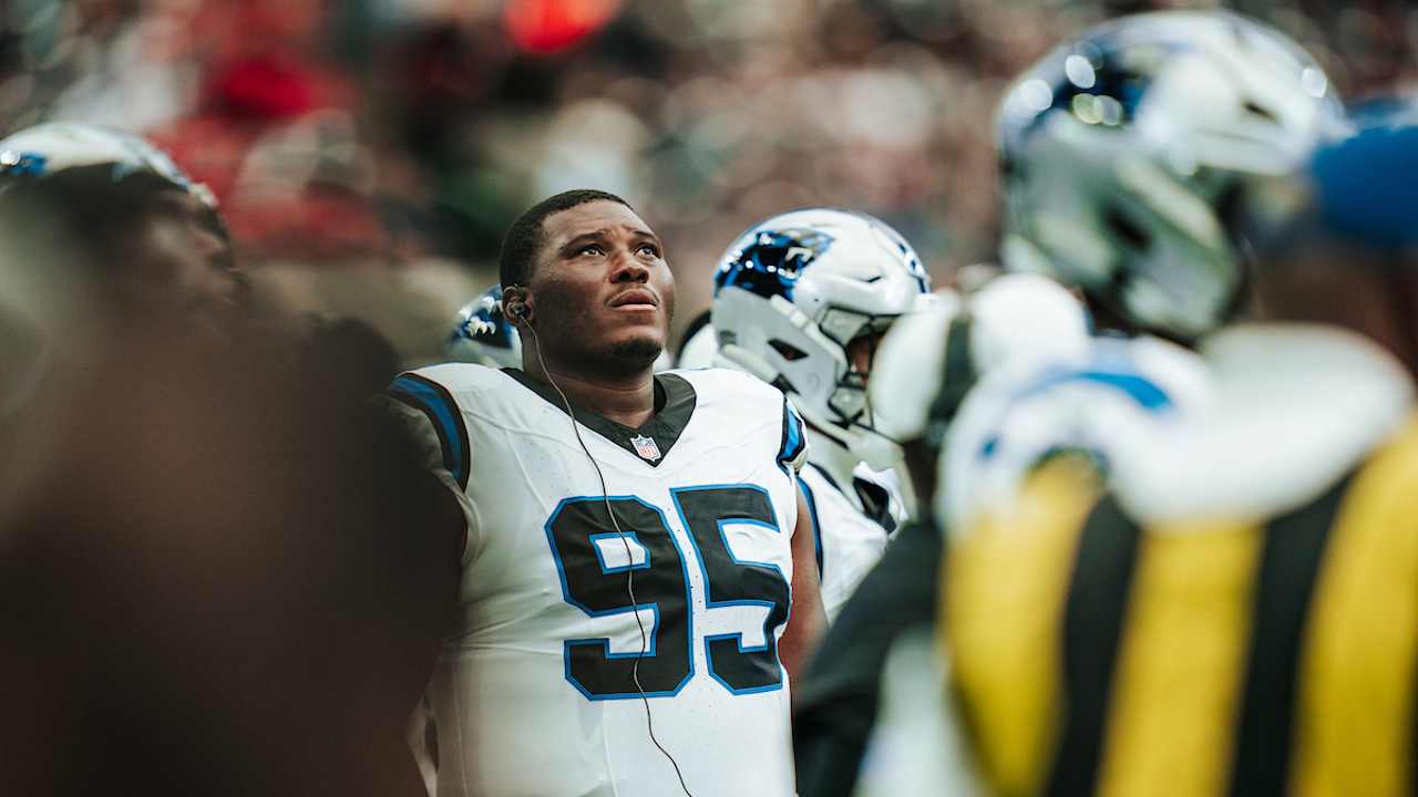 After begging to play, Derrick Brown back on the field for first time in a year