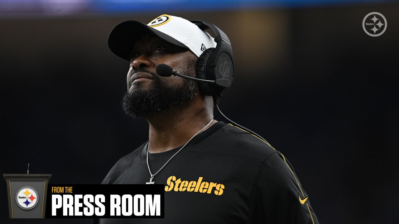 From the Press Room: Steelers at Lions