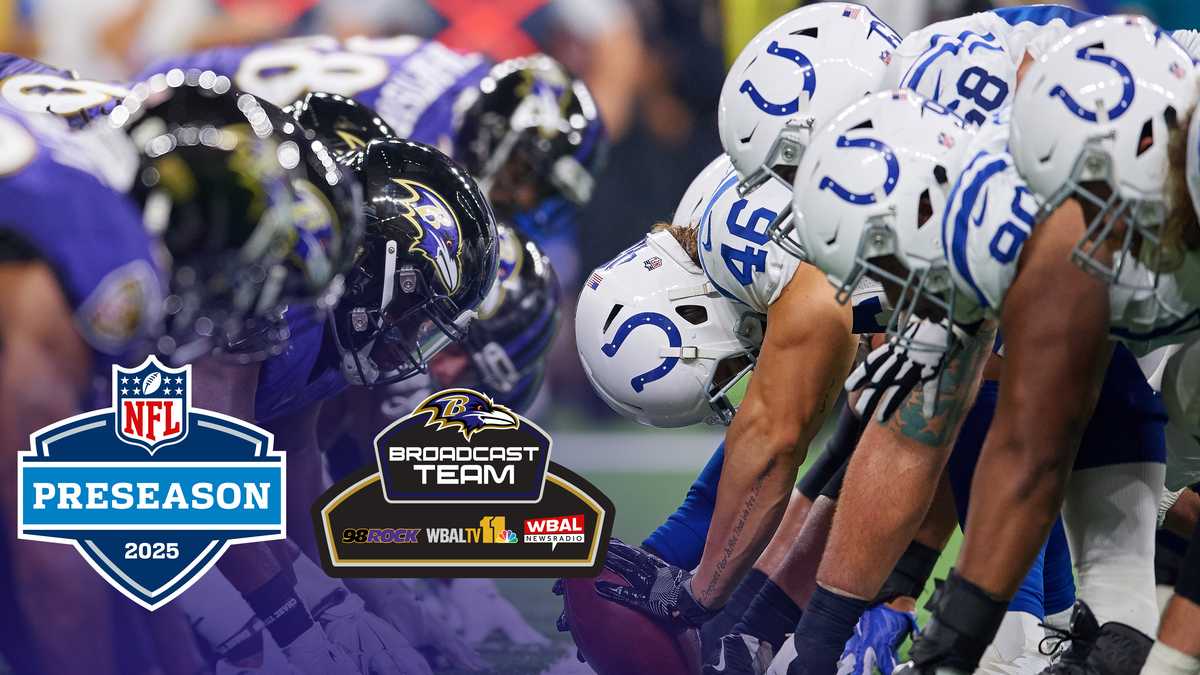 Ravens first 2025 preseason game against the Colts