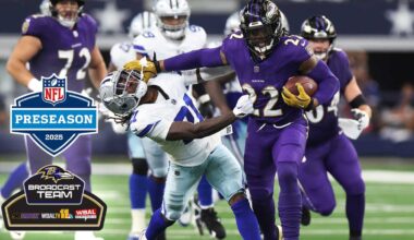 Ravens preseason game against the Cowboys