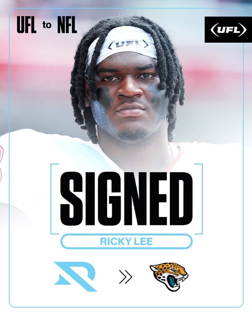 Jacksonville Jaguars NFL UFL HBCU Ricky Lee