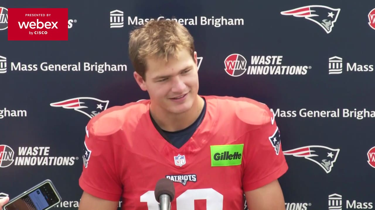 Drake Maye Press Conference 8/6