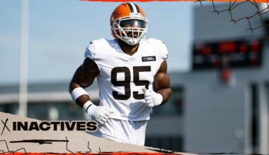 Browns announce players not expected to play in preseason game against the Panthers - Cleveland Browns