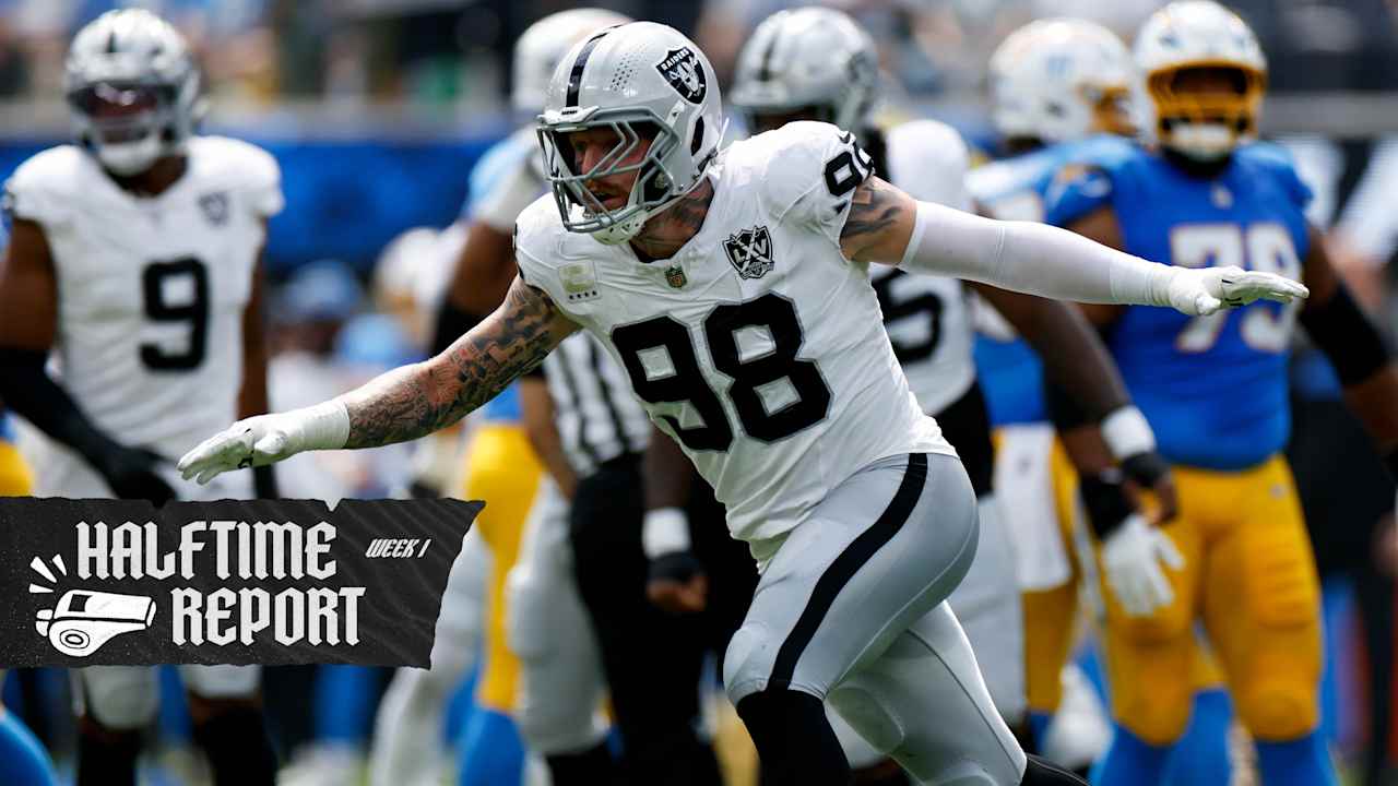 Raiders defense dominates first half of season opener