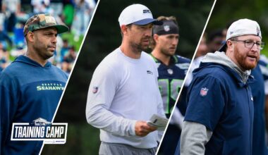 Takeaways From Klint Kubiak, Aden Durde & Jay Harbaugh's Press Conferences - Seattle Seahawks