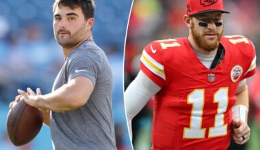 Vikings trade Sam Howell to Eagles, sign Carson Wentz in QB shakeup