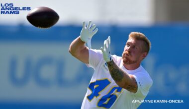 Rams sign tight end McCallan Castles, waive/injured tight end Anthony Torres