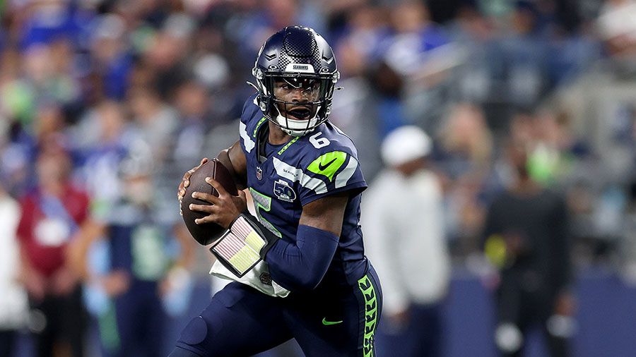 Seattle Seahawks Jalen Milroe preseason...