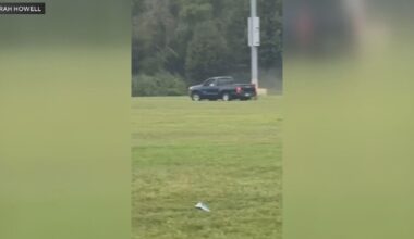 Pickup truck drives onto New Jersey football field during practice; driver arrested, police say