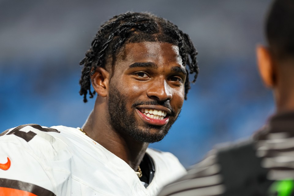 Shedeur Sanders #12 of the Cleveland Browns.