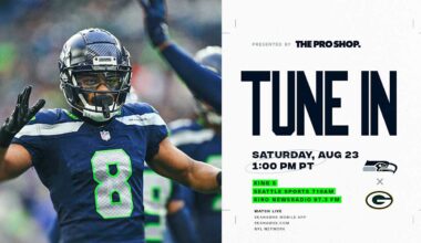 Seahawks at Packers On Saturday, August 23, 2025