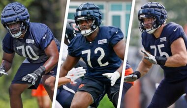 Bears left tackle competition continues in training camp